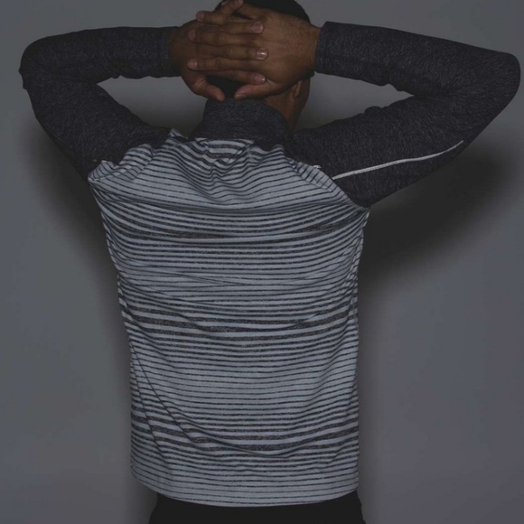 Lululemon Mens Surge Warm Up ½ zip Long Sleeve Top Size Small - Picture 10 of 12
